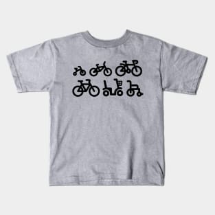 Evolution bicycle racing cycling bicycle racing Kids T-Shirt